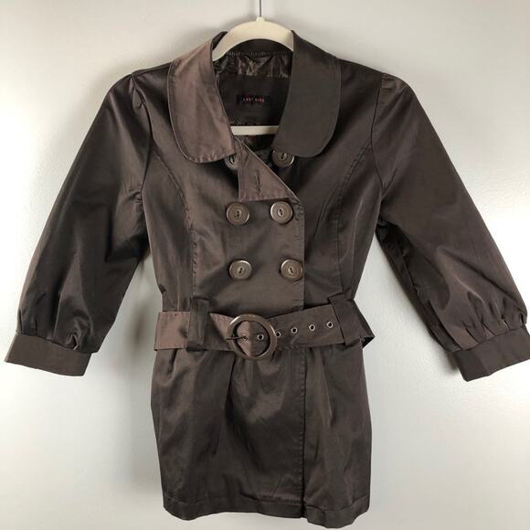 Last Kiss  brown fall coat size Medium - Picture 1 of 4
